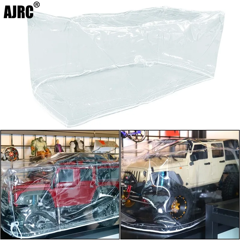 Clear Dust Cover For 1/10 1/8 Rc Crawler Car Trax Trx-4 Bronco Defender Axial Scx10 D90 D110 Yikong Rc4wd