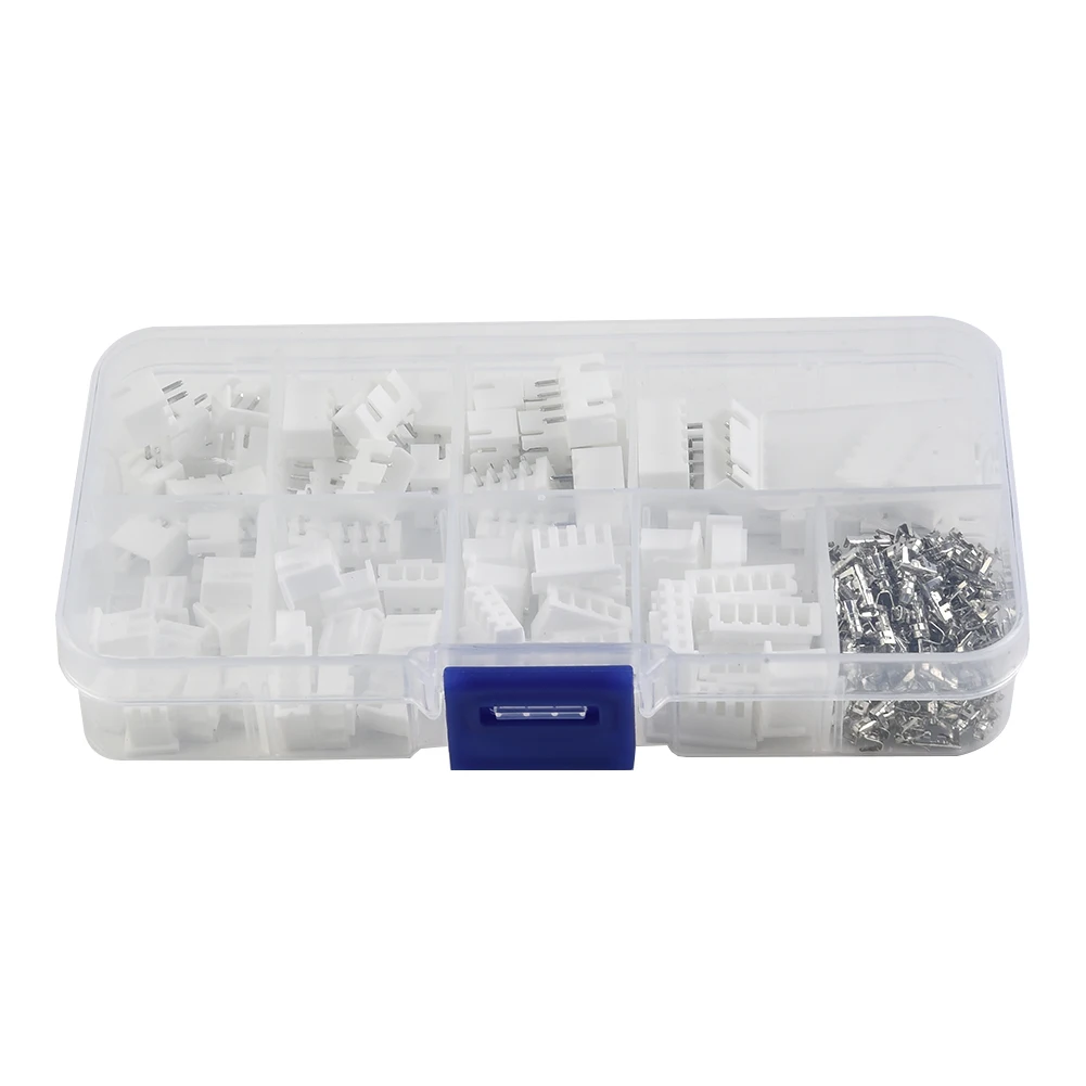 Nice Portable Pratical Terminal Board Connectors 230PCS/box for jst Male Female Kit Nylon+Tinned Copper   Nice
