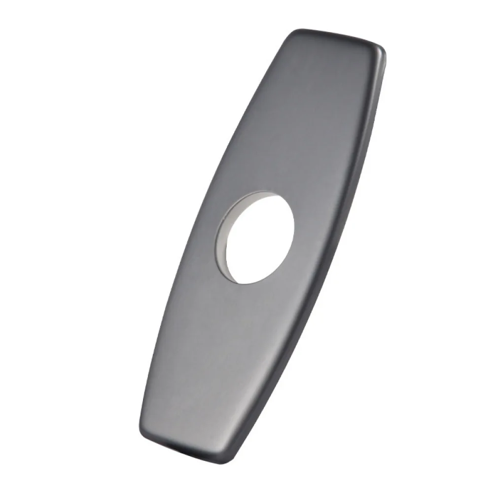 Universal Stainless Steel Faucet Escutcheon Plate For Kitchen Bathroom Sink Hole Cover Single Faucet Replacement Decor Parts