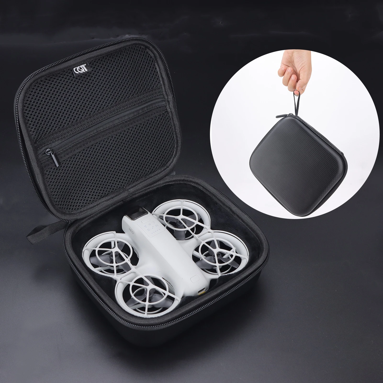 Storage BoxFor DJI Neo Drone Neo Handbag Thickened Suede Lining Storage Bag Accessories