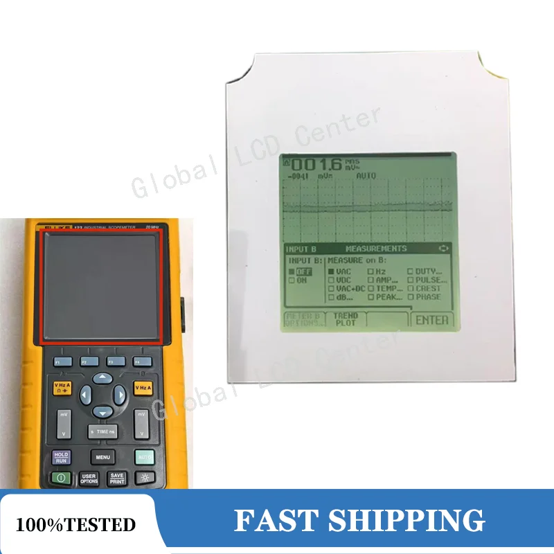 

Совместимый новый ЖК-экран для Fluke 123 124 125 43B осциллограф альтернативный ЖК-дисплей для замены обслуживания