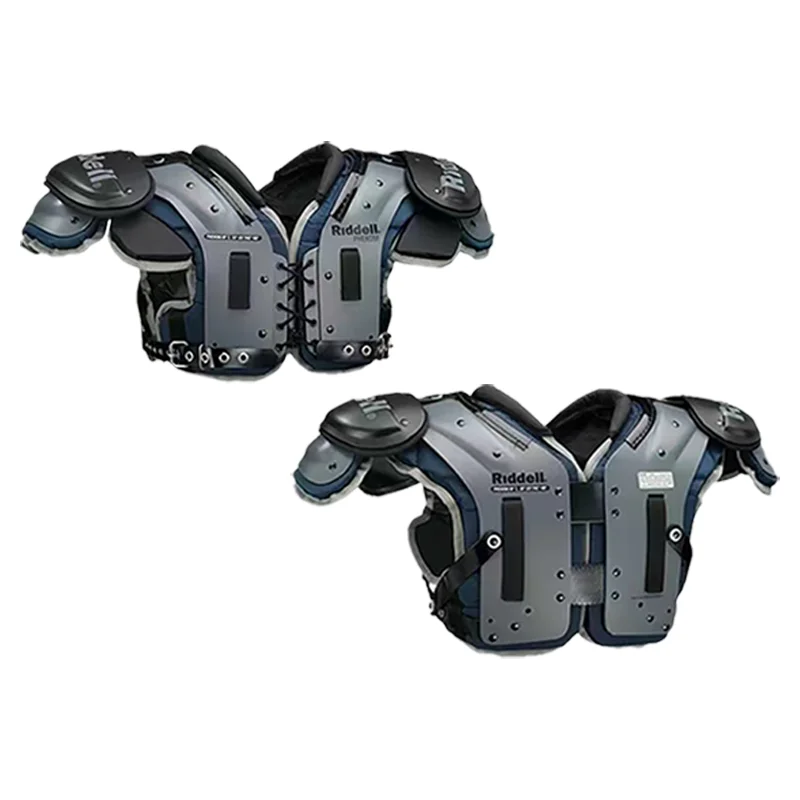 Armadura de rugby Riddell Phenom Series Armadura básica para adultos con placa trasera