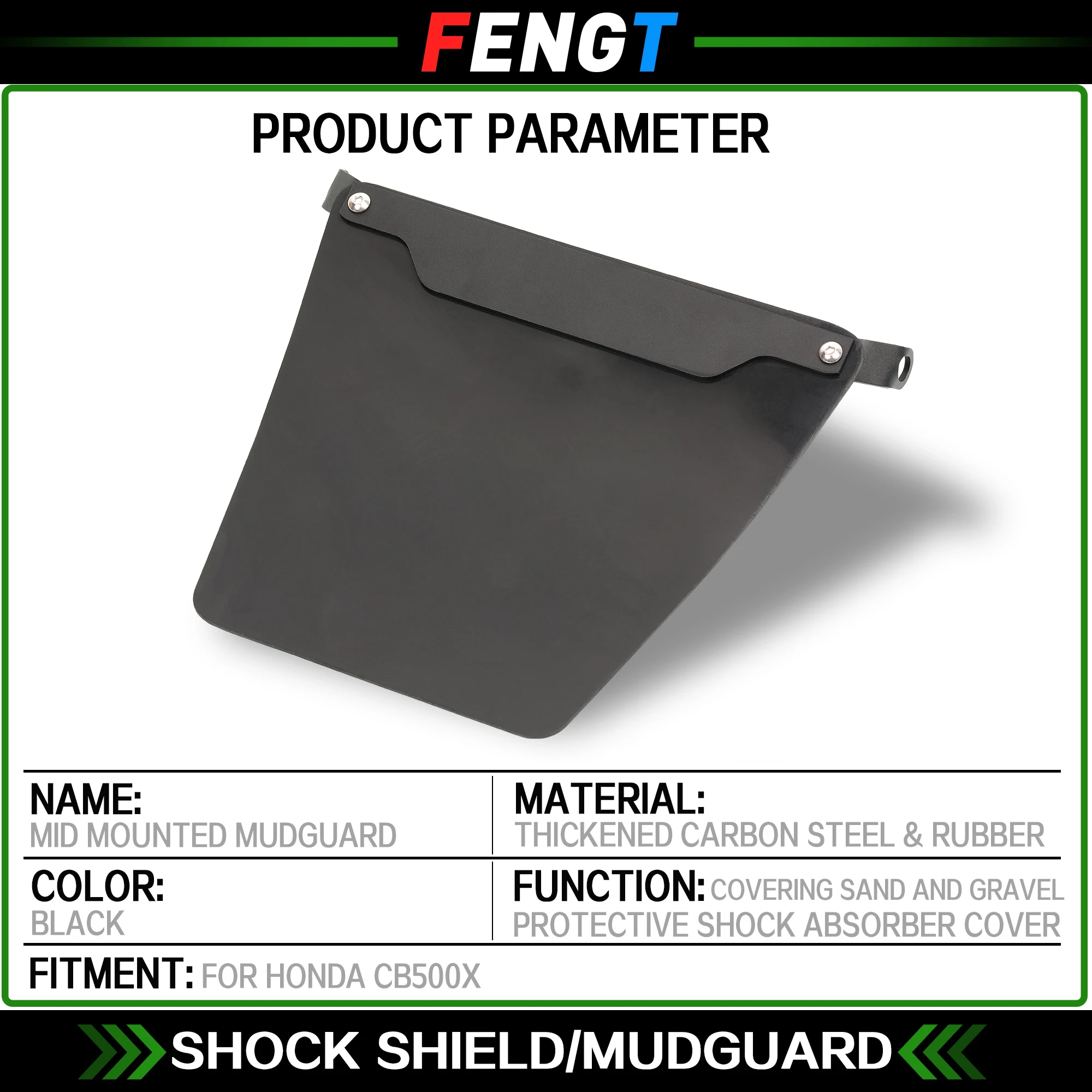 For Honda CB500X CB 500 X 2022 2023 2024 Motorcycle Absorber Shock Shield Protective Rear Mudguard Shockproof Cover Splash Guard