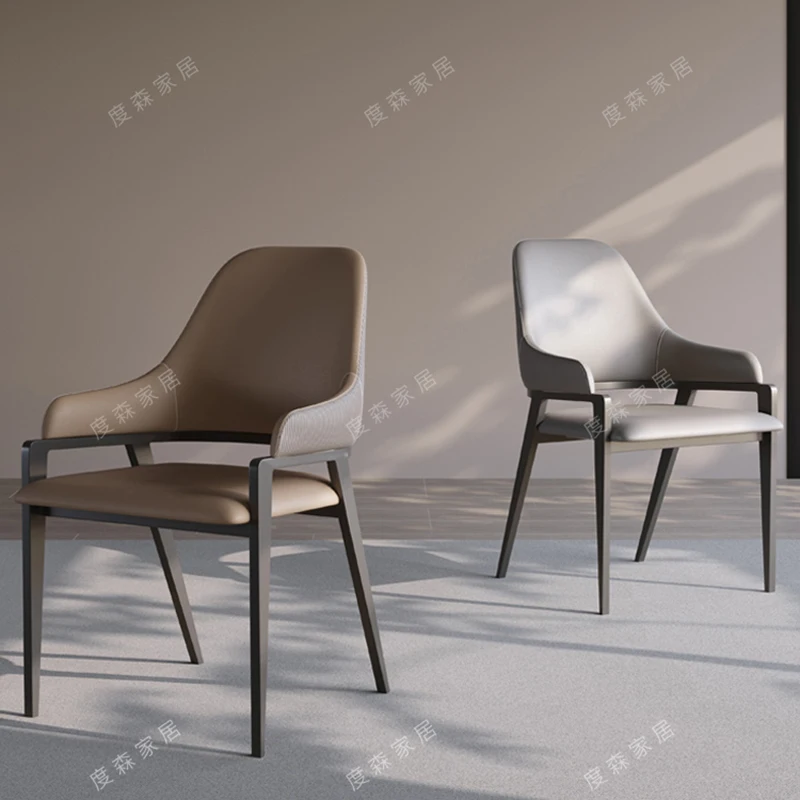 

Italian Modern Dining Chairs Designer Luxury European Vintage Dining Chairs Grey Trendy Sillas Para Sala De Estar Furniture