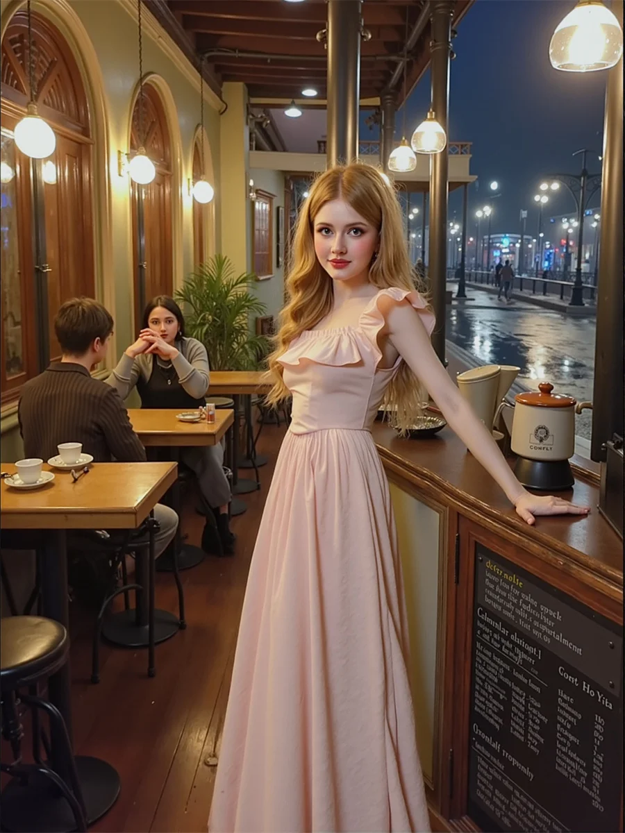 فستان نسائي وردي على طراز الأميرة على شكل حرف a متوهج على شكل دائرة متزلج كعكة واسعة متدفقة متأرجحة أنثوية جميلة حلوة