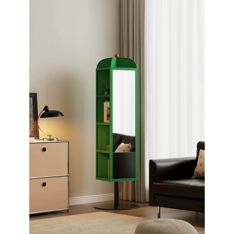 

Vertical rotatable mirror cabinet
