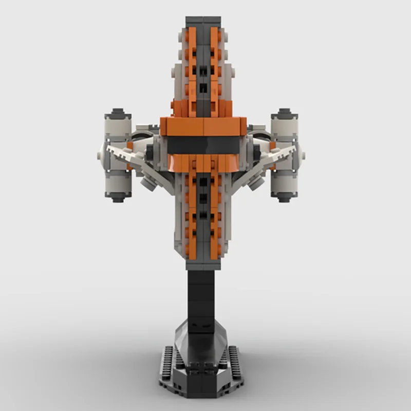 Estrella película Moc ladrillos de construcción martillo flota nave espacial modelo tecnología de construcción bloque Modular Navidad DIY juguete regalos de vacaciones