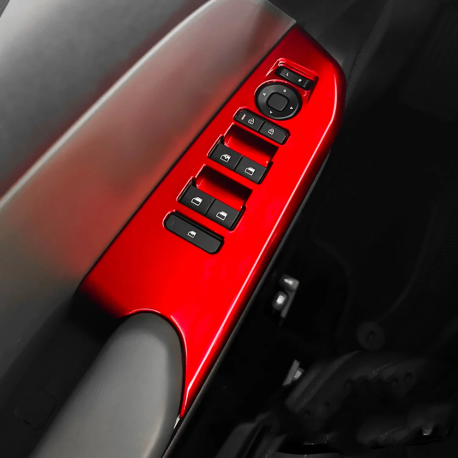 ЛГД!!! Для Kia K4 2024 2025 2026 автомобильные аксессуары внутренняя кнопка переключения подъема окна крышка отделка ABS 4 шт.