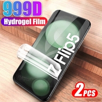 2PCS Hydrogel Film For Samsung Z Flip5 Flip4 Flip3 Case Screen Protector Not Glass Galaxy Flip 5 4 3 Z5 Z4 Z3 ZFlip5 ZFlip4 5G