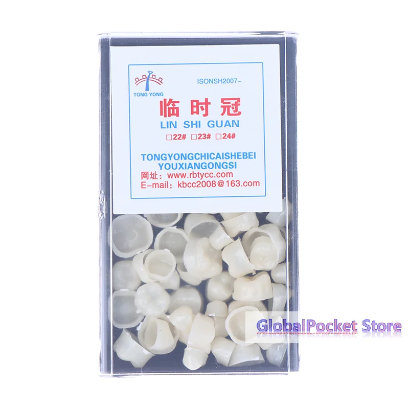 [TG823]Dental Temporary Tooth Crown Posterior&Anterior Crown Porcelain Crown Resin Teeth Dentistry Lab Dental Supplies