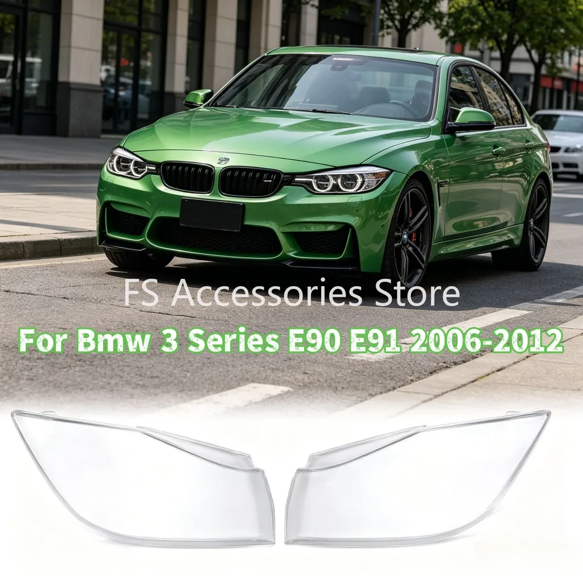 

L/R Car XENON Headlight Cover Shell For Bmw 3 Series E90 E91 2006-2012 XENON Headlight Lens Headlamp Lense 4769886123