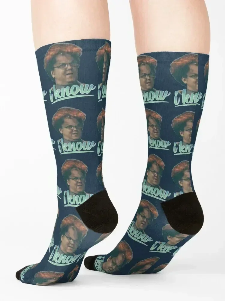 Dr Steve Brule I Know Socks Hiking boots winter luxury gifts Boy Socks Women's
