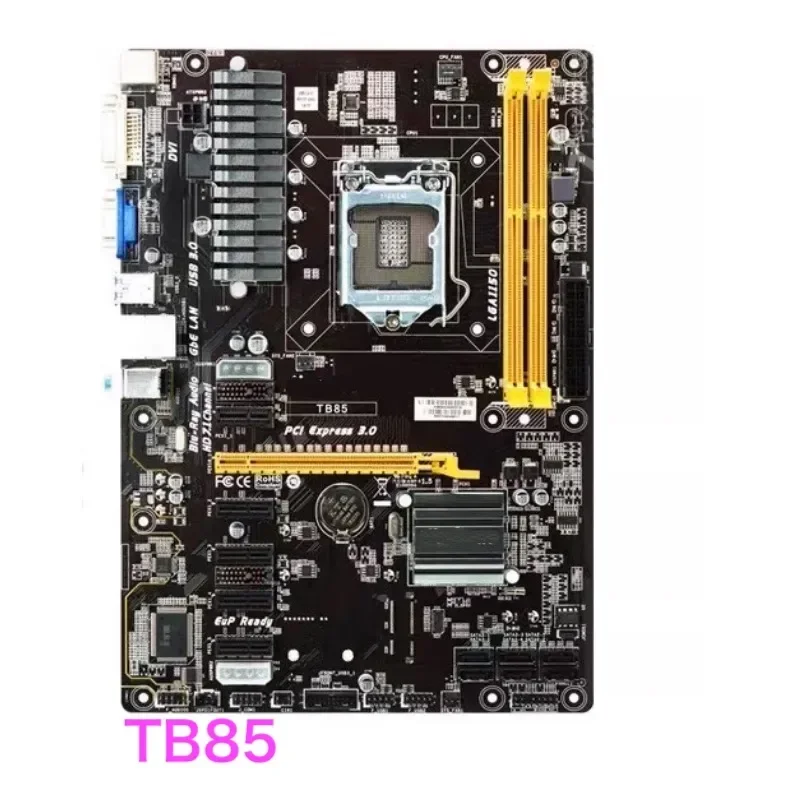 

Suitable For BIOSTAR TB85 Motherboard USB2.0 USB3.0 DVI VGA PCI-E 3.0 16GB LGA 1150 DDR3 Mainboard 100% Tested OK Fully Work