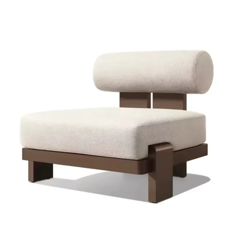 Modern design luxury garden seating, waterproof aluminum outdoor furniture villa terrace, conversation set outdoor sofa set