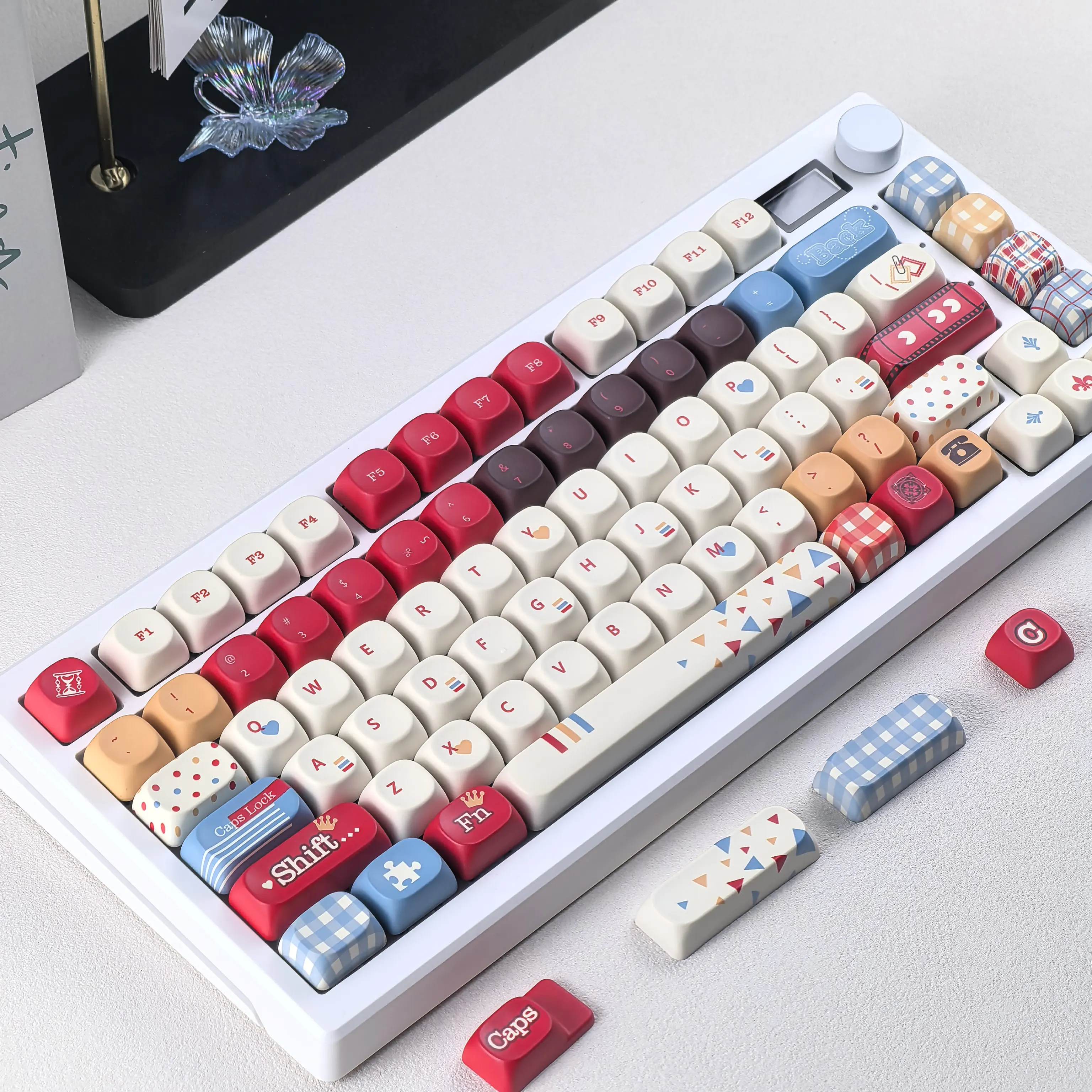 Maimooo Keycaps Red…