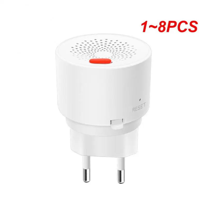 

1~8PCS tuya Natural Gas Sensor Combustible Household Smart LPG Gas Alarm Detector Leakage Sensor fire Safety smart home