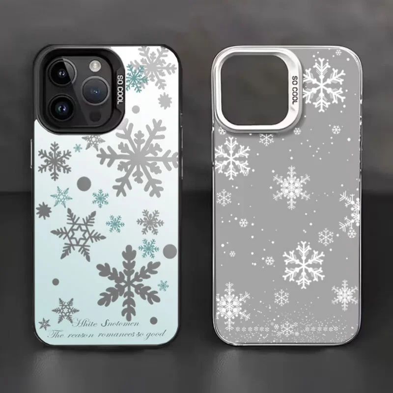 Christmas Tree Snowflake Phone Case For Realme C75 C35 C53 C65 C55 C33 C31 C21 C20 C25Y 9 10 11 12 13 14 15 Pro Plus IMD Cover
