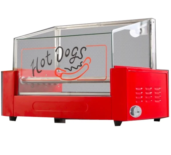 

New Type Hot Dog Machine for Sale Sausage Grill Machine Steamer Machine Motor 7 Rollers 22 Stainless Steel Product 2020 2019 RB