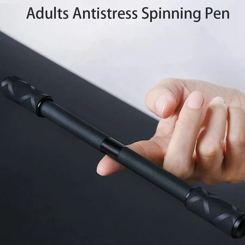 Anti-Slip Hand Spinner para Adultos, Creative Spinning Pen, Anti-Stress Fidget Rotating Toys