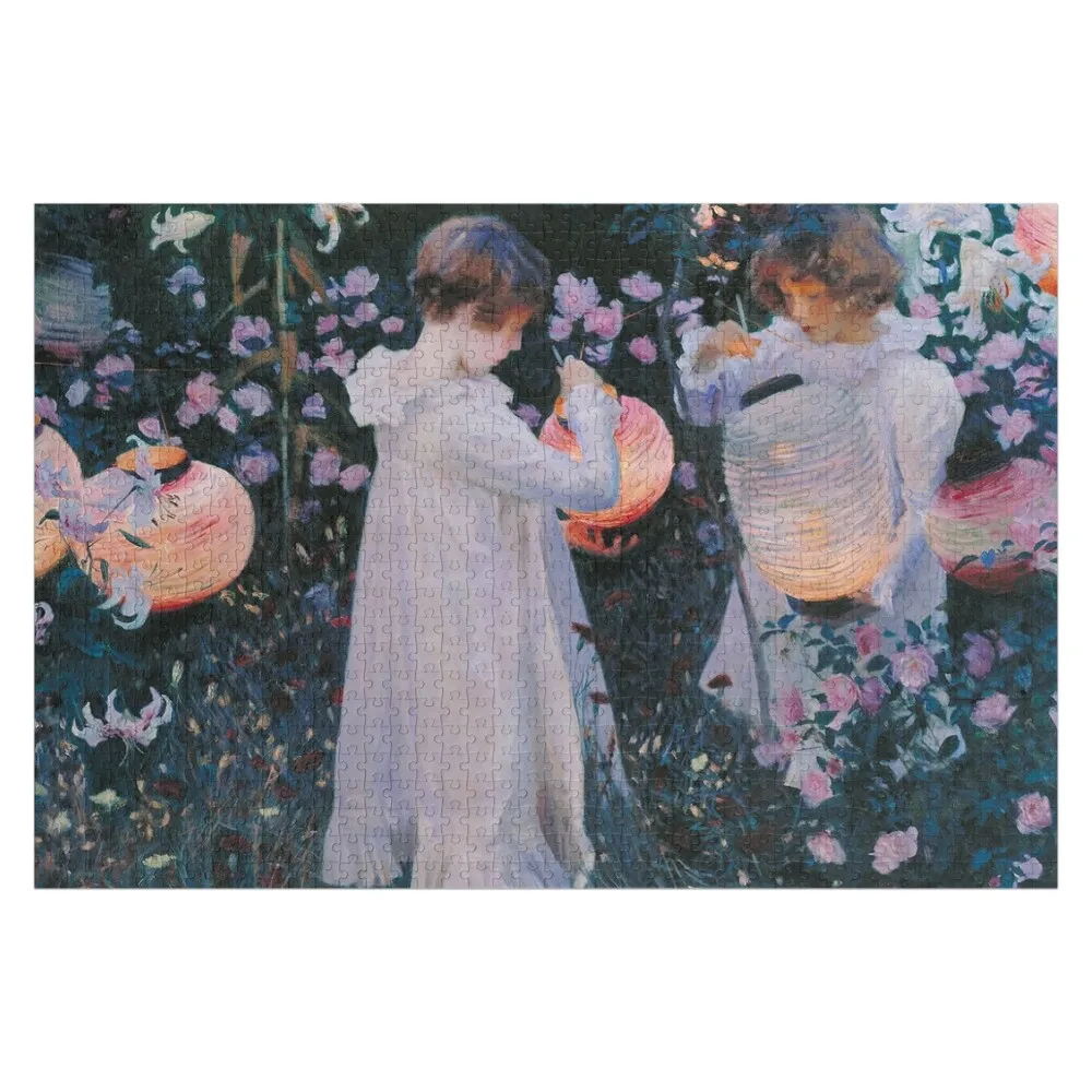 

John Singer Sargent - Carnation, Lily, Lily, Rose Jigsaw Puzzle Personalized Baby Object Customized Photo Puzzle