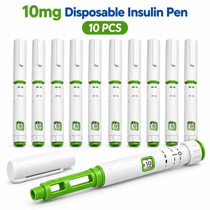 10/20/30/50PCS Magic Pen 10mg Insulin Injection Pen Disposable Portable  Adjustable Pen Injector Accurate Scale Dose Control