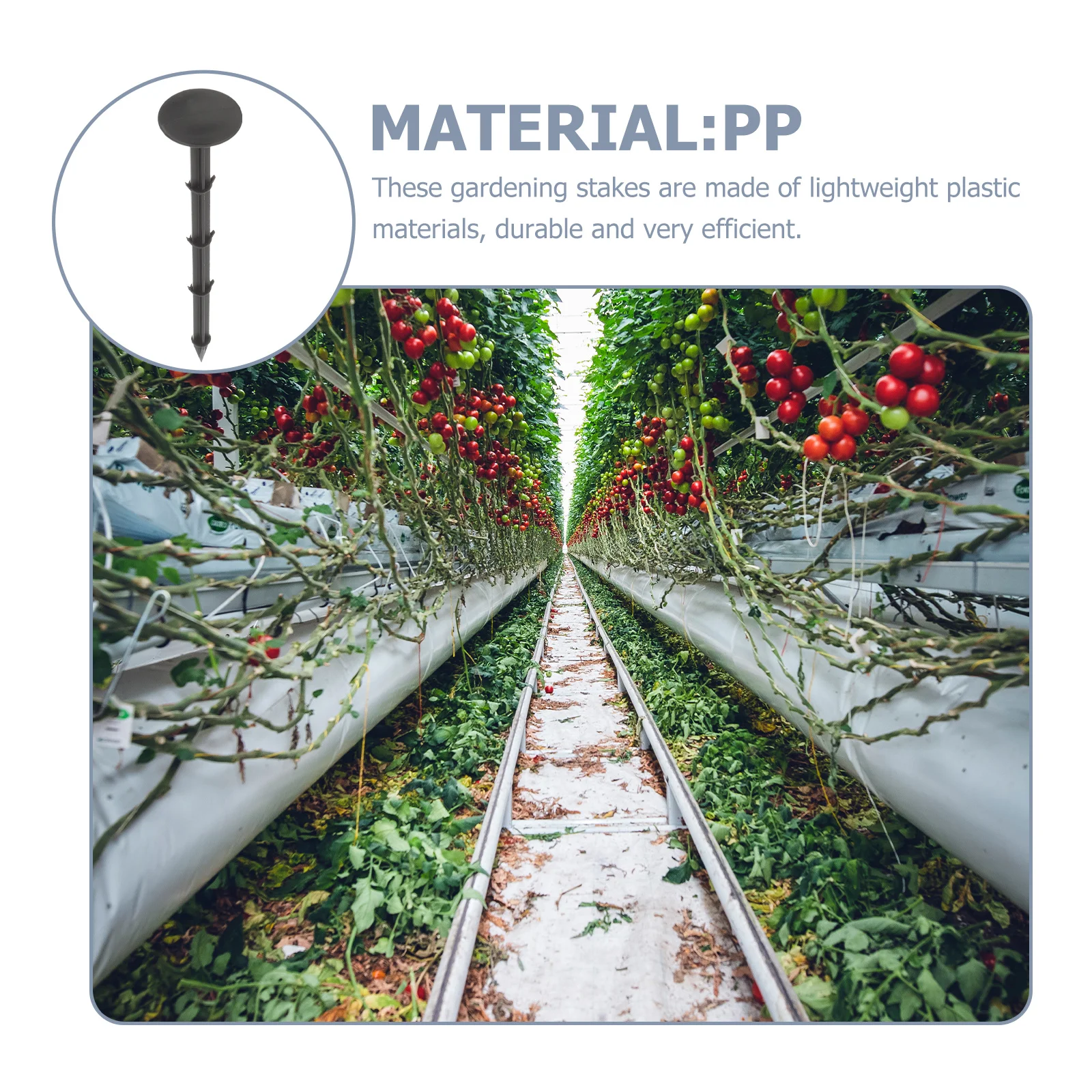 20 قطعة من القماش المضاد للأعشاب أوتاد أرضية أوتاد حديقة بلاستيكية للمناظر الطبيعية في الهواء الطلق تثبيت حواف الحديقة تأمين صفائح الأرض #6