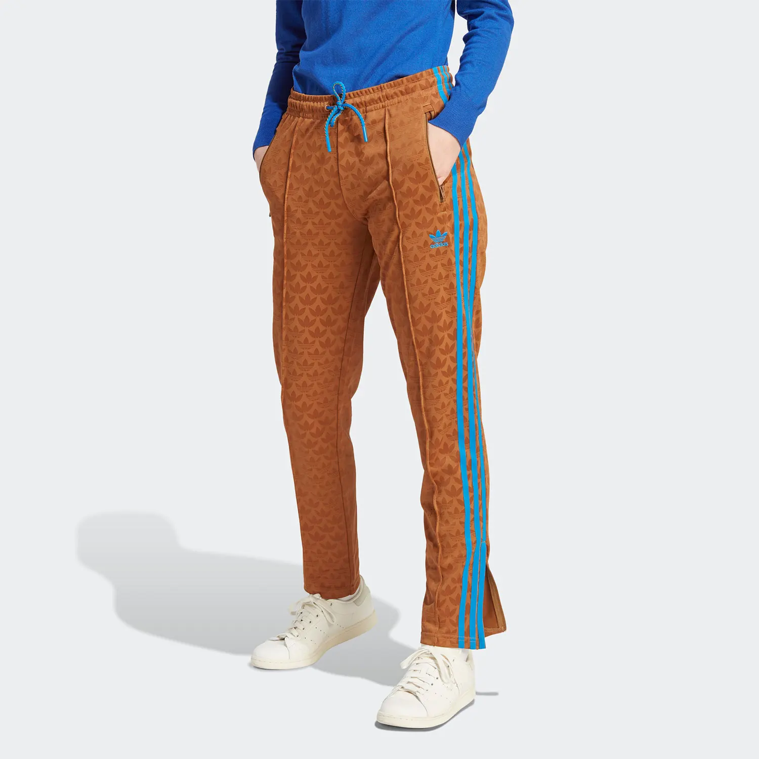 

Оригинальные женские модные дышащие повседневные спортивные брюки Adidas Trefoil IK7875