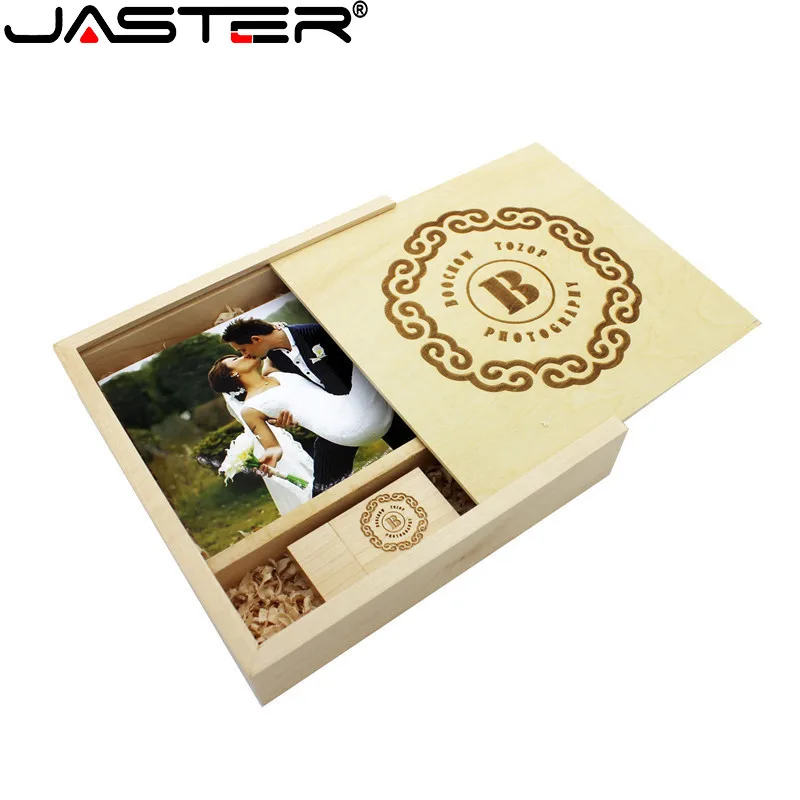 Imagem -04 - Jaster-creative Usb Flash Drive Fotografia Estúdio Presente de Casamento Memory Stick Logotipo Personalizado Gratuito Pen Drive 128gb 64gb 32 gb Pcs Lot