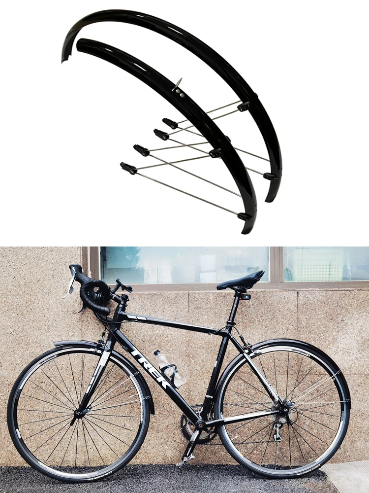 700C*23C/25C/28C Road Bike Mudguards Plastic Fender V-Brake/Disc Brake Mudguards Bike Accessories