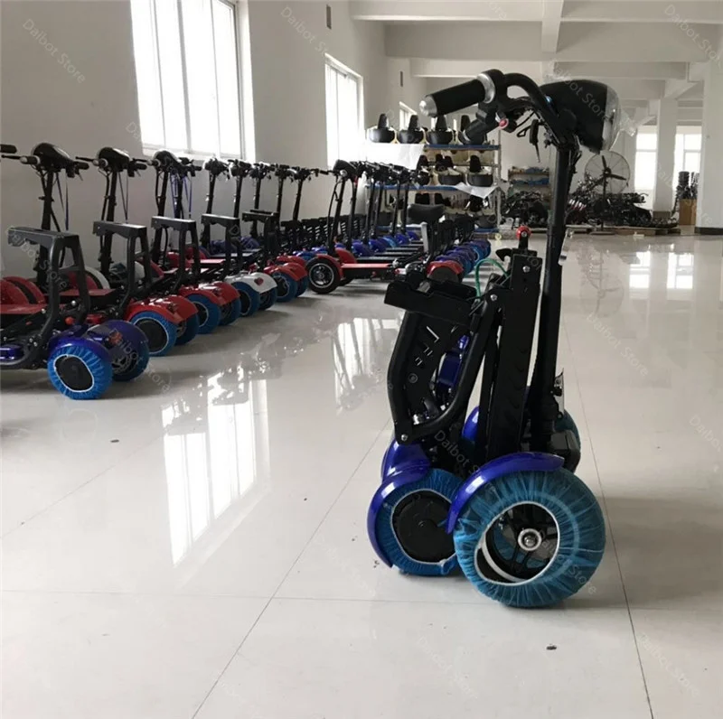 Leichter, zusammenklappbarer Reisemobilitätsroller für ältere Menschen mit Golfauto, 800 W, 36 V, Mini-Elektroroller für Erwachsene mit Sitz – Detail 14