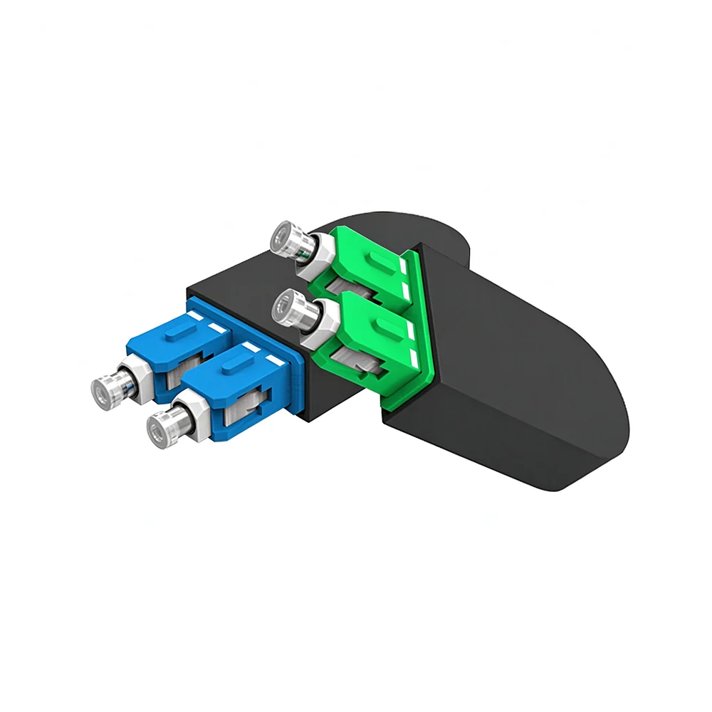 SC Duplex Fiber Optic Loopback, Single Mode SC UPC/APC Dual Core Fiber Loopback Adapter for Network Testing