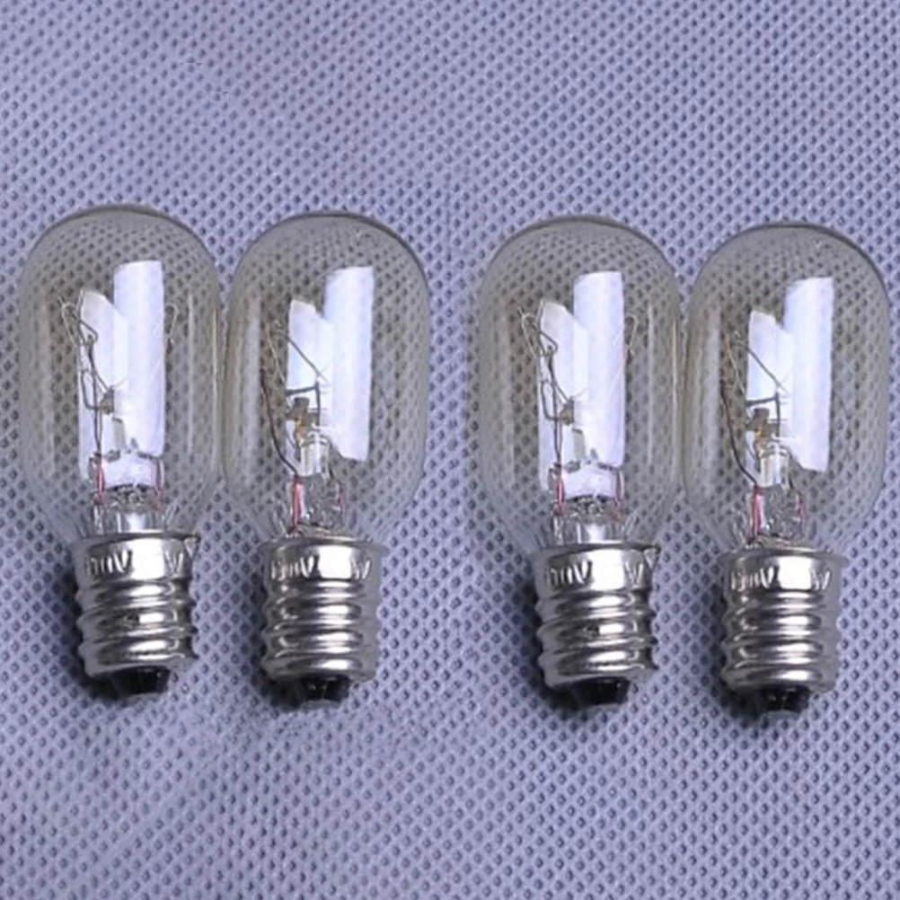 12Pcs 15 Watt Fridge Bulb Refrigerator Light Bulb Replacement Bright Long-Lasting Low Power Consumption for Appliance Lighting