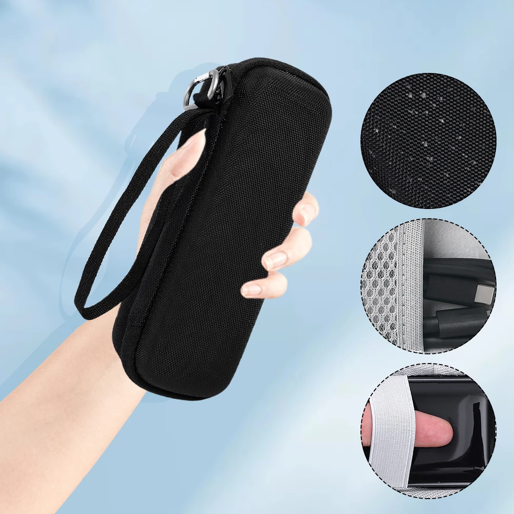 Carrying Case Waterproof Protective Hard Case EVA Shockproof with Hand Rope & Carabiner for Anker Prime Power Bank 20000mAh 200W
