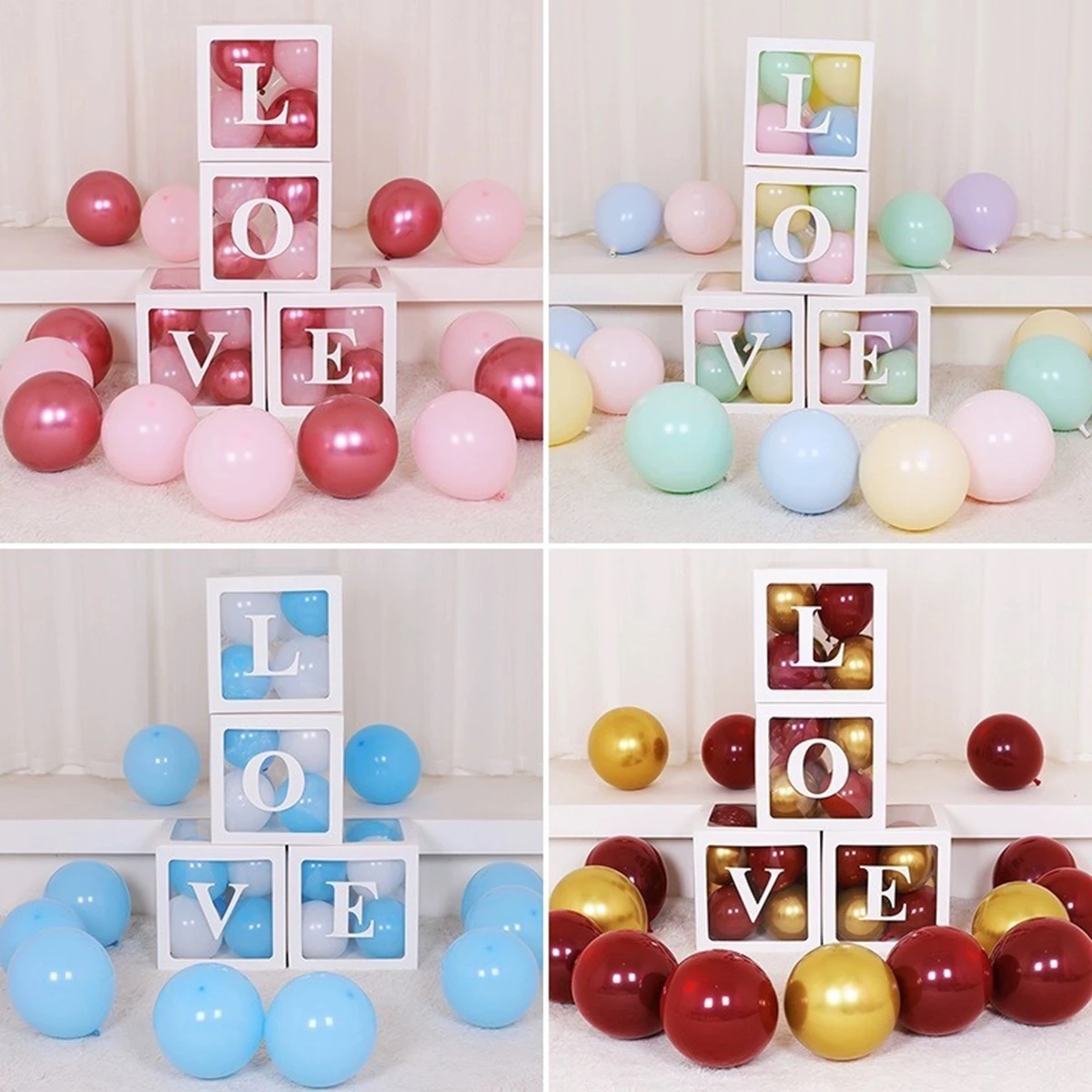 Clear Balloon Box 6