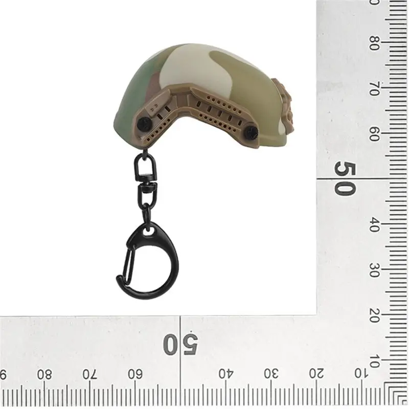 ABUN Mini Fast Helmet Keychain Bottle Opener, Tactical Beer Opener Keychain, Dummy Helm Shape Accessories, Portable Camouflage