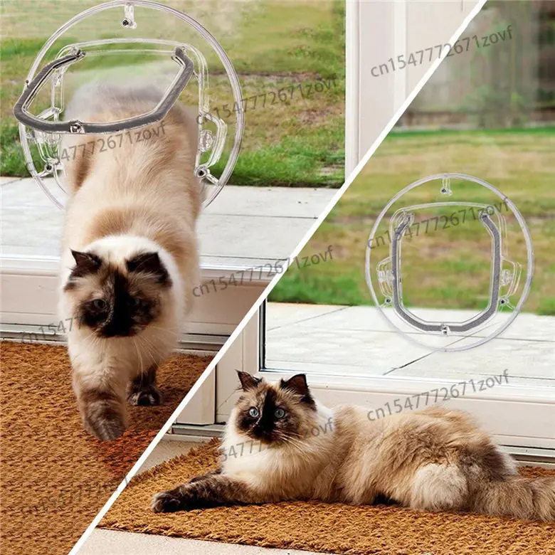 cat-opening-free-entry-and-exit-pet-opening-supplies-two-way-silent-glass-cat-puppy-door-opening