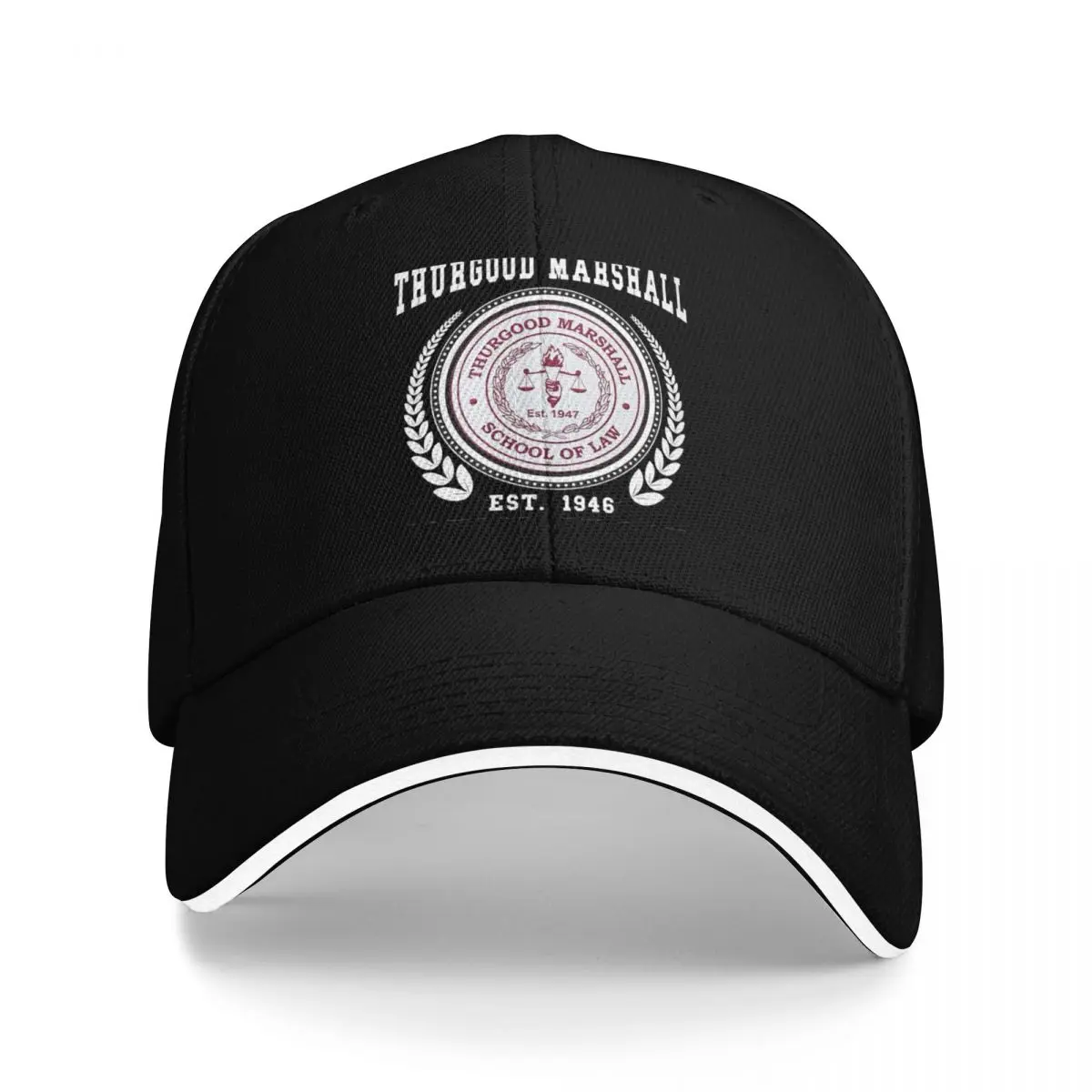 Vintage Thurgood Marshall School of Law Baseball Cap Anime Gentleman Hat Women's Beach Men's