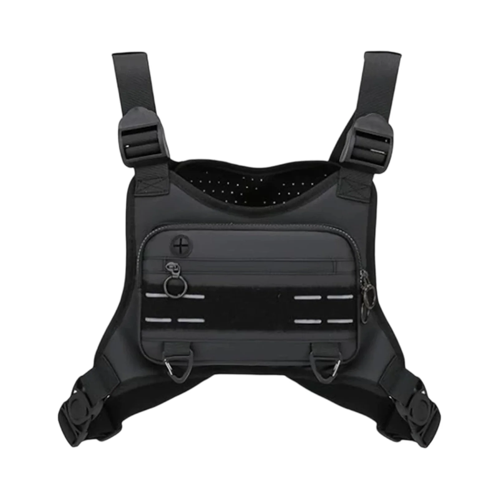 الرياضة في الهواء الطلق حقيبة الصدر سترة حقيبة الصدر الرياضة حقيبة الصدر مقاومة للماء خفيفة الوزن الجبهة الصدر حزمة تشغيل حقيبة الصدرية