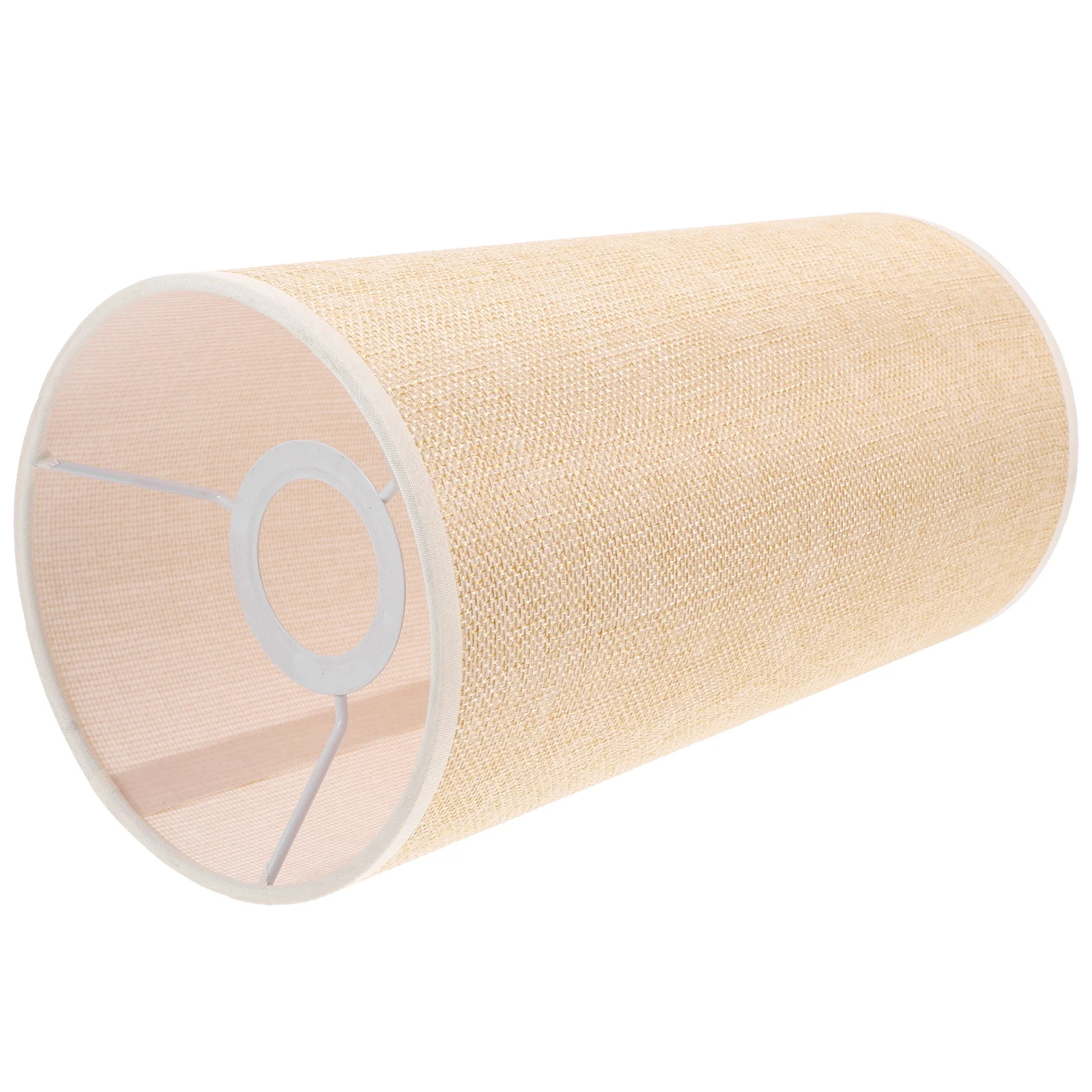 

Wall Light Shade E27 Base Vintage Floor Lamp Shade Cloth Lampshade Replacement Drum For Home Cozy Lighting Cylinder Lamp Cover