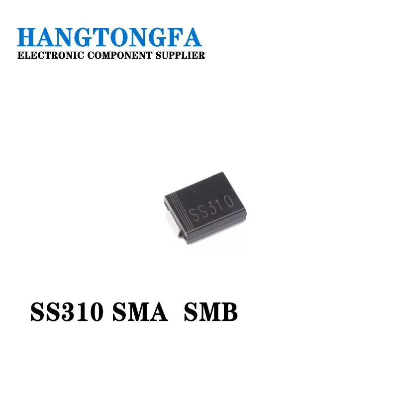 100pcs  SS14 SS24 SS56 SS310 SS510 SMC SMB SM DO-214AB diode  NEW and Original