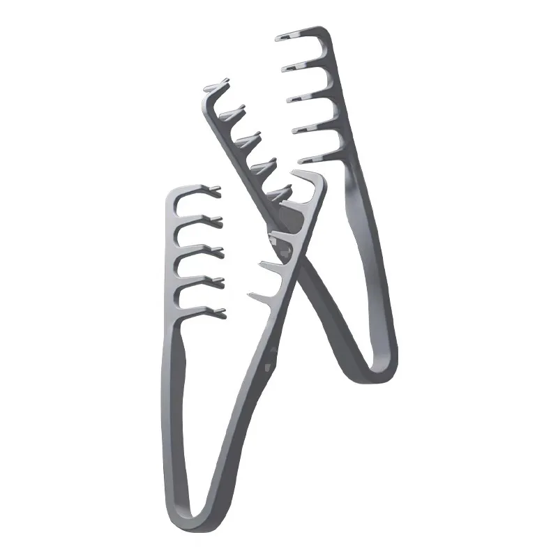 1 قطعة مشط تصفيف الشعر واسع الأسنان للرجال جذور رقيق تصفيف الشعر أمشاط الشباك الطبيعي بيرم أدوات العناية بالشعر اكسسوارات #6