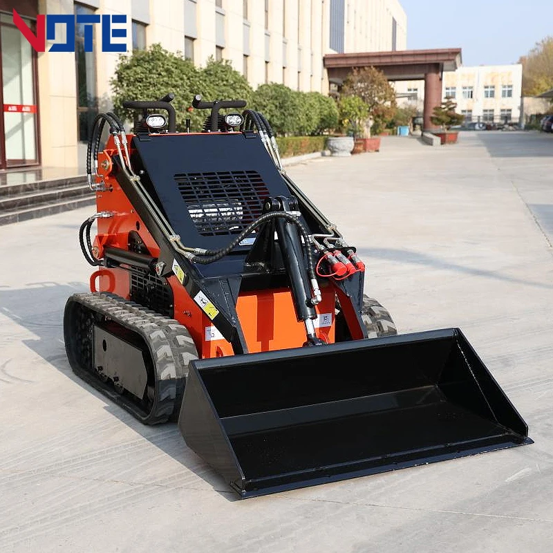 Euro 5 CE EPA Wheel Skid Steer Loader 800kg Small mini Skid steer loader skid steer track loader for sale Fast delivery