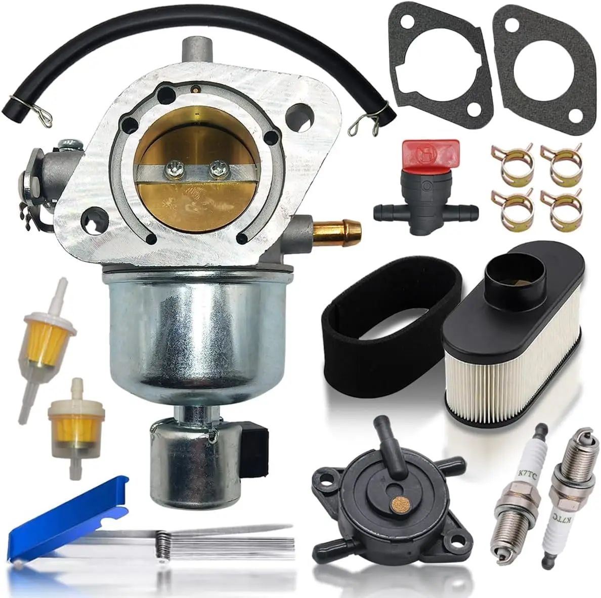 Карбюратор 15004-0985 подходит для двигателя Kawasaki FR691V FR730V FR651V 23HP15004-7062 Замена карбюратора John Deere X320 X380 X324