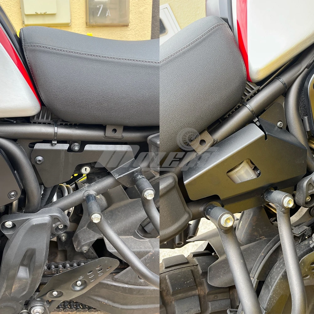 Motorcycle Side Panel Frame Cover Brake Reservoir Guards Protector For Yamaha XSR700 XSR 700 2015-2025 2024 2023 2022 2021 2020