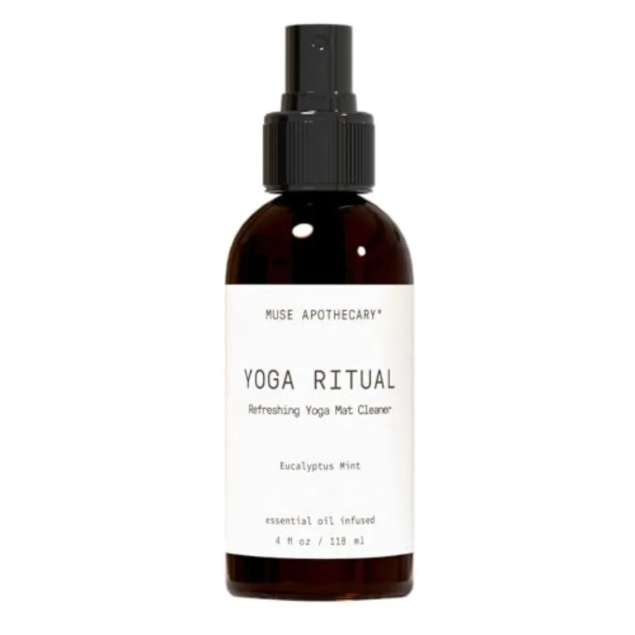 

Muse Apothecary Yoga Ritual - Aromatic and Refreshing Yoga Mat Cleaner, 4 oz, Infused with Essential Oils - Eucalyptus Mint