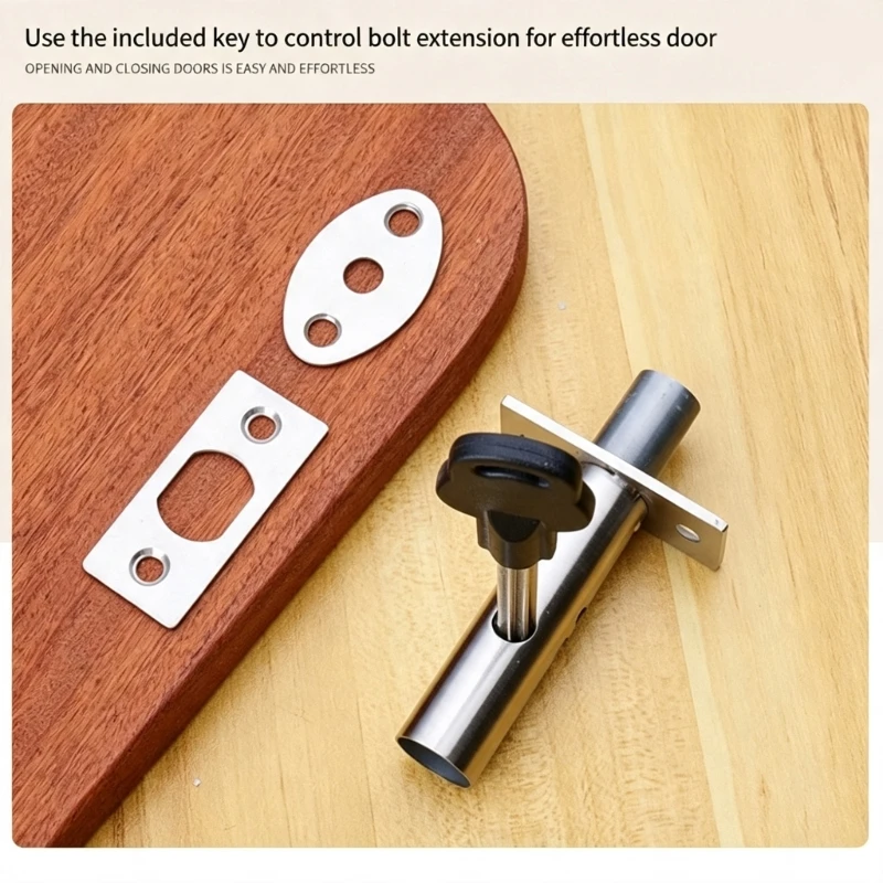 Pipe Access Lock Set with Metal Lock Body and Manual Use for Utility Service Opening, Inspection Entry Cover and Repair Work