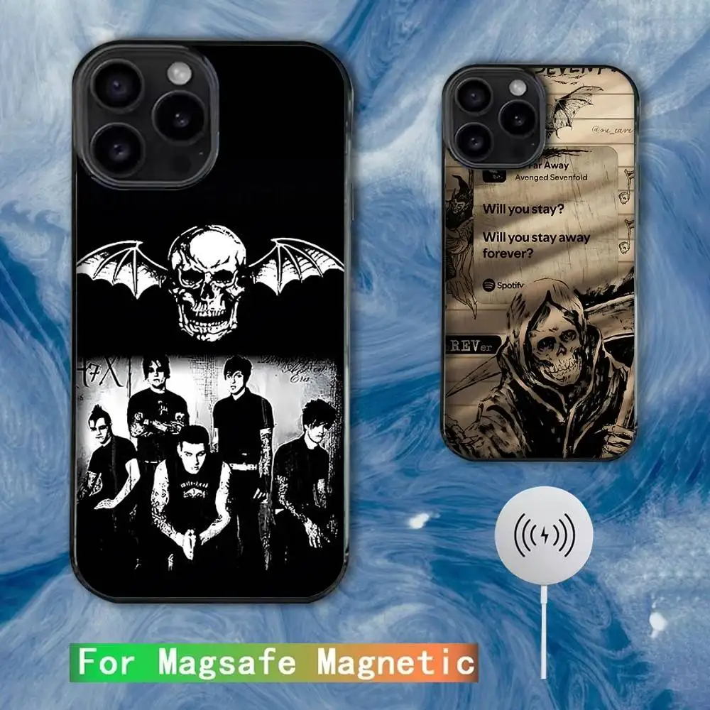 

A-Avenged S-Sevenfold ROCK Phone Case For iPhone 16e,16,15,14,13,12,11,Plus,Pro,Max,Mini Magsafe Magnetic Wireless Charging