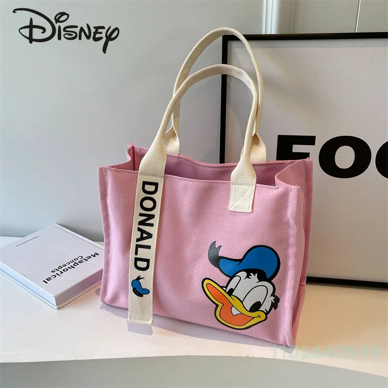 Disney 2024 New Women\'s Handbag Fashionable High Quality Hot Selling Women\'s Shoulder Bag Casual Versatile Girl Shopping Bag