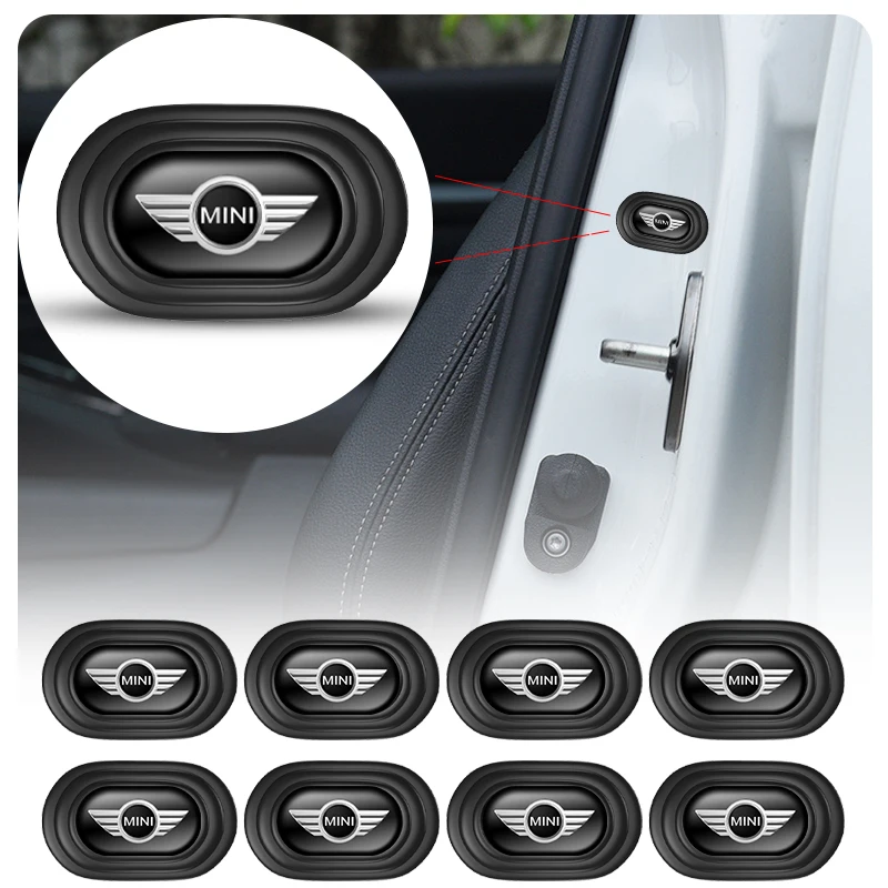 Car Door Shock Absorber Gasket Mat Anti-Collision Silicone Sticker Pads For MINI Cooper R55 R56 F55 F56 R57 R58 R59 R60 R50 R53