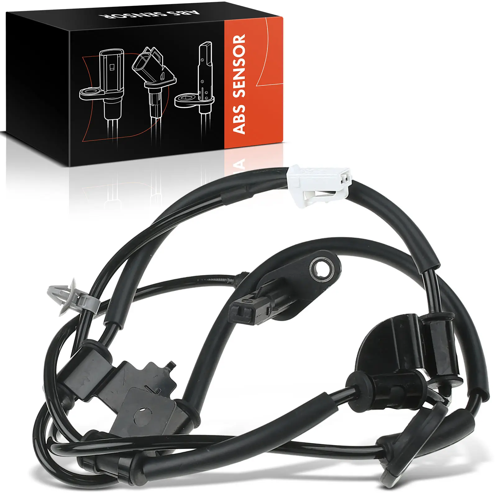 Frankberg 1x ABS Sensor Achteras Links voor Hyundai Tucson JM KIA Sportage JE KM 2.0L 2004-2010 5S7786 ALS593 95680-03000